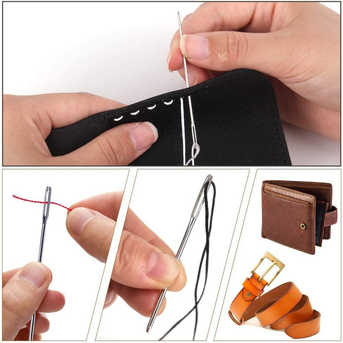 24 Agujas de Enhebrado Automático (+2 Cajas de Madera)