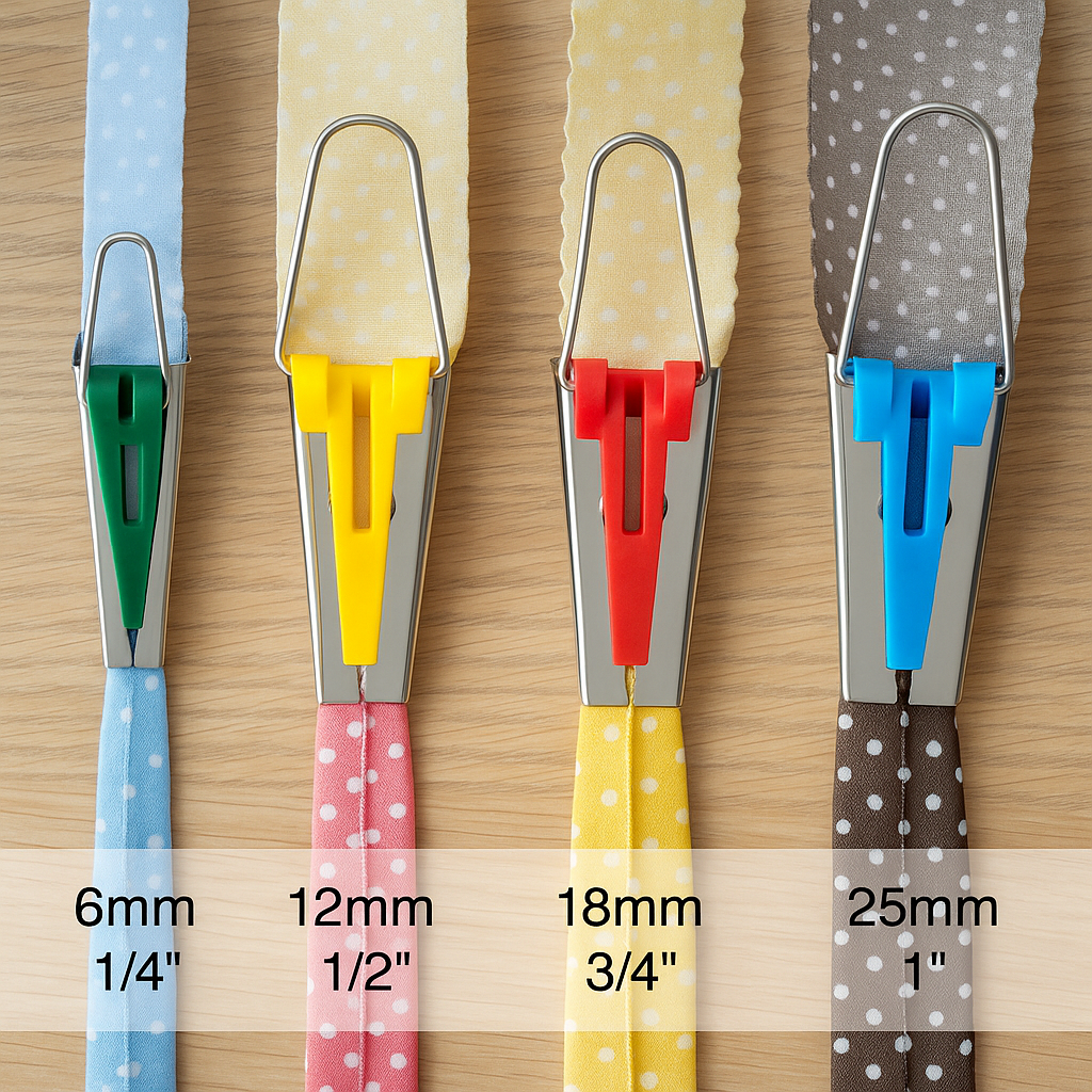 Set de 4 Embudos para Cinta al Bies (Punzón Gratis)
